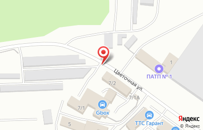 Торгово-производственная фирма на Цветочной улице на карте
