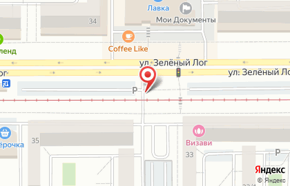 Автостоянка в Челябинске на карте
