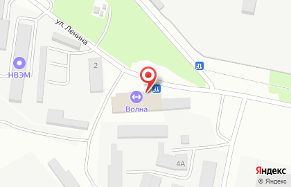 Бассейн Волна на улице Ленина на карте