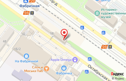 Терминал МТС-Банк на Октябрьской улице на карте