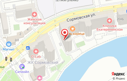 Акварята в Карасунском районе на карте