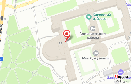 Отдел вневедомственной охраны по Кировскому району ФГКУ УВО ВНГ по г. Санкт-Петербургу и Ленинградской области в Санкт-Петербурге на карте