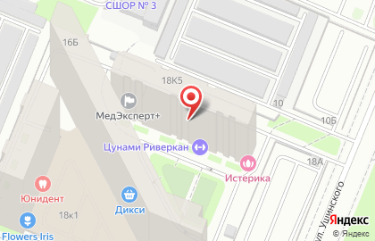 Олимпия на Учительской улице на карте