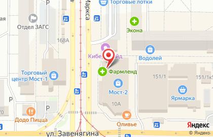 Ломбард Просто585 в Правобережном районе на карте