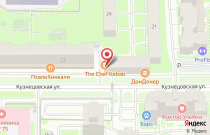 Продуктовый магазин в Санкт-Петербурге на карте