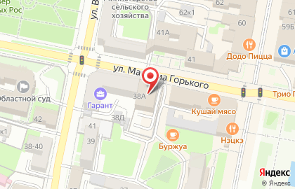 Ассоциация патронажных работников на улице Максима Горького на карте