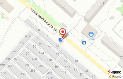 Продуктовый магазин в Челябинске на карте