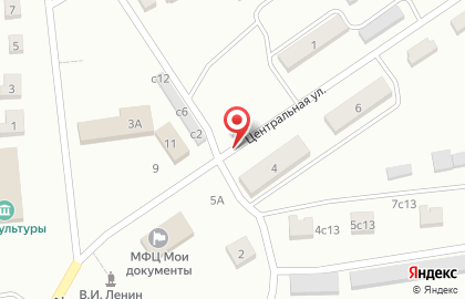Почта России, АО на Центральной улице на карте