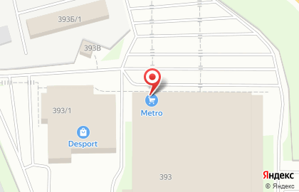 Торговый центр Metro Cash & Carry в Индустриальном районе на карте