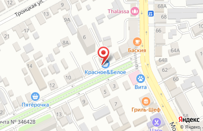Магазин Красное & Белое в Ростове-на-Дону на карте