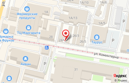 Магазин текстиля в Туле на карте