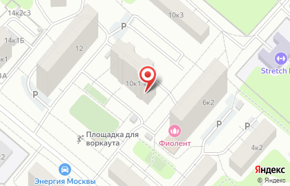 Район Кунцево Общественный пункт охраны порядка Западного административного округа на Бобруйской улице на карте
