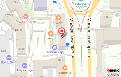 Топ Тур на Московском проспекте на карте