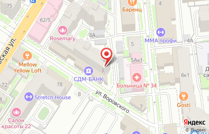 Торгово-производственная компания Antisept.me на улице Воровского на карте