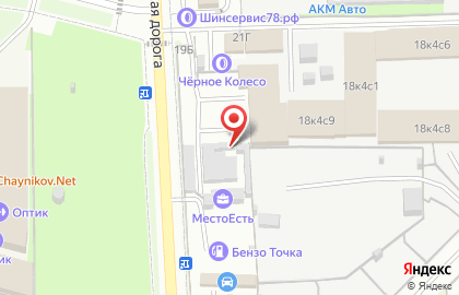 Старт Авто на Торфяной дороге на карте