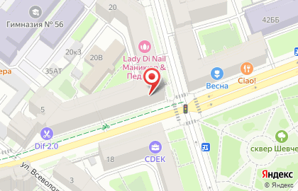 Кафе Фасоль в Петроградском районе на карте