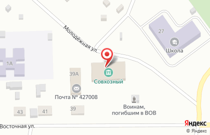 Культурный комплекс Совхозный на карте