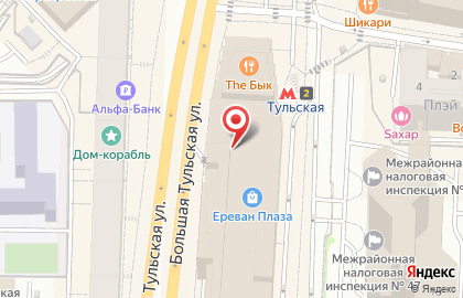 Магазин косметики M.a.с на метро Тульская на карте