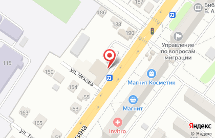 Кафе Генацвале в Октябрьском районе на карте