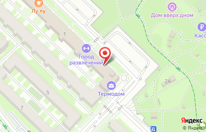Спортивно-развлекательный комплекс Город развлечений на карте