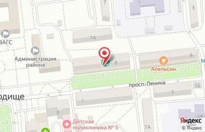 Салон красоты Элегант на проспекте Ленина на карте