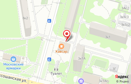 Магазин хозтоваров 999 мелочей на Россошанской улице на карте