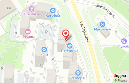 Магазин инструмента Автоключ на улице Правды на карте