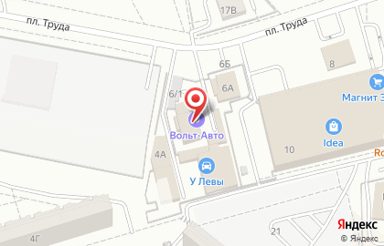 Автокомплекс Автодрайв на площади Труда на карте
