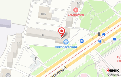 Банкомат АК БайкалБанк на проспекте Строителей, 40 на карте
