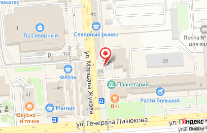 Киоск по продаже фруктов и овощей в Воронеже на карте
