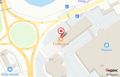 Кафе Созвездие в Сызрани на карте