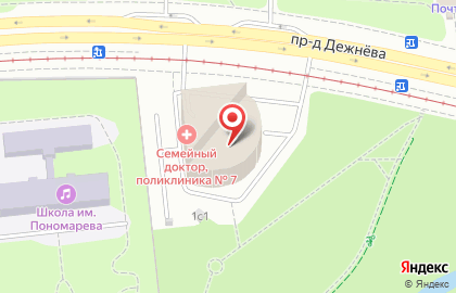Поликлиника Семейный доктор в Москве на карте