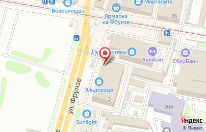 Фитнес-студия Фитнес-Дом в Советском районе на карте