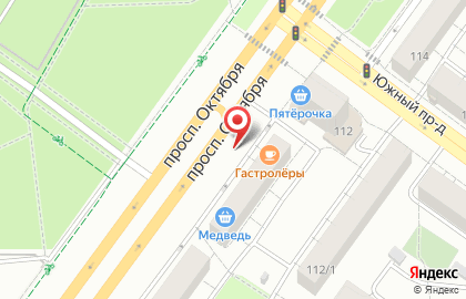 Спутник Юлдаш на проспекте Октября на карте