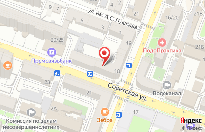 Юридическая компания Владимиров & Партнёры на карте