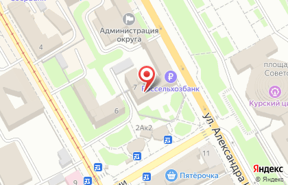 Агентство недвижимости Благо на улице Александра Невского на карте