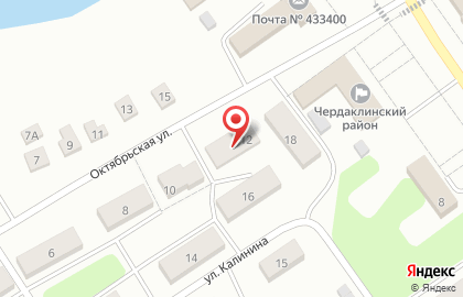 Метрика на Октябрьской улице на карте