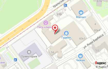 Торговая компания Мир инструмента в Мотовилихинском районе на карте