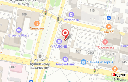 Банк Уралсиб Банк на Красной улице, 152 на карте