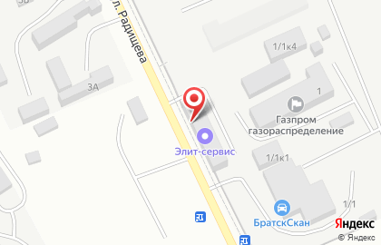 Ритуальный салон Элит сервис в Правобережном районе на карте