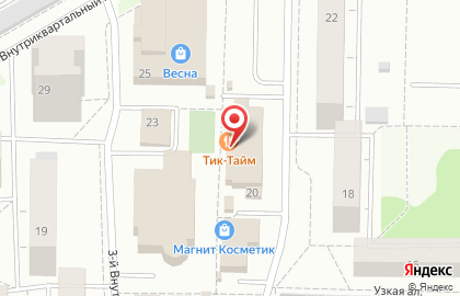 Служба скоростной доставки пиццы Тик Тайм в Петрозаводске на карте