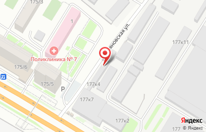 Производственно-монтажная компания Империал на Большевистской улице на карте