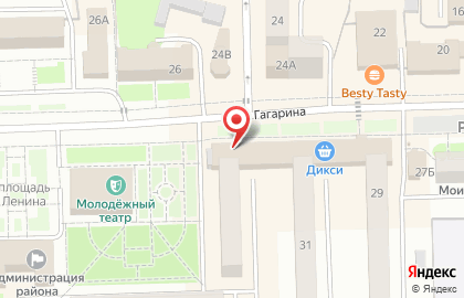 Магазин товаров для сада и огорода Удачный на улице Гагарина на карте