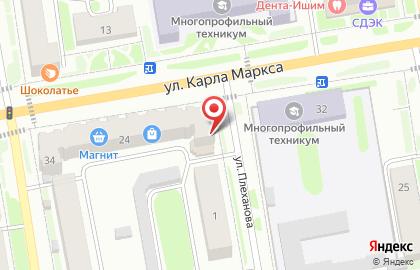 Багетная мастерская в Тюмени на карте