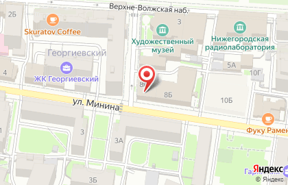 ЗАО Банк ВТБ 24 на улице Минина на карте