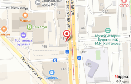 Продовольственный магазин Белочка на Коммунистической улице на карте