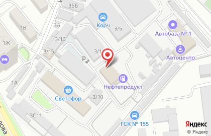 Сауна Амфибия в Центральном районе на карте