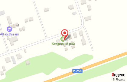База отдыха Кедровый рай на карте