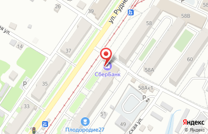 СберБанк на улице Руднева на карте