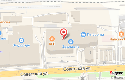 Магазин Кантата на Советской улице в Балашихе на карте